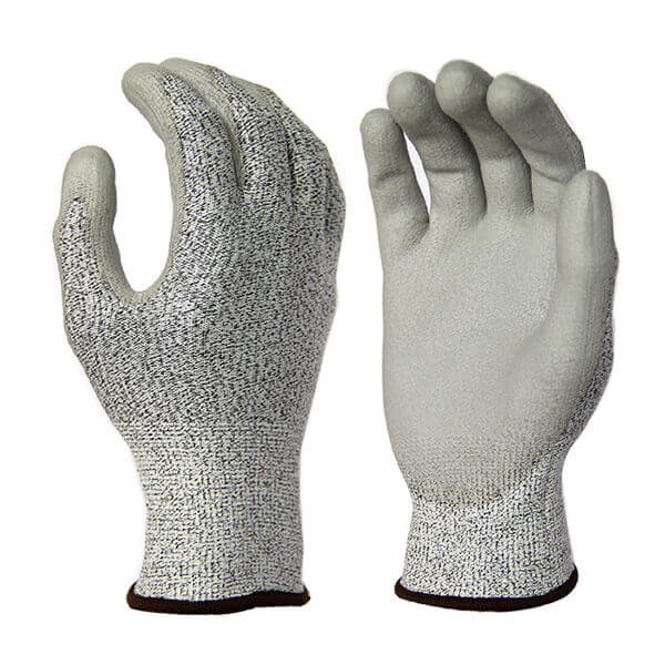 13 Gauge UHMWPE(HPPE) Liner PU Coated Cut Resistant Gloves (CPU-01)