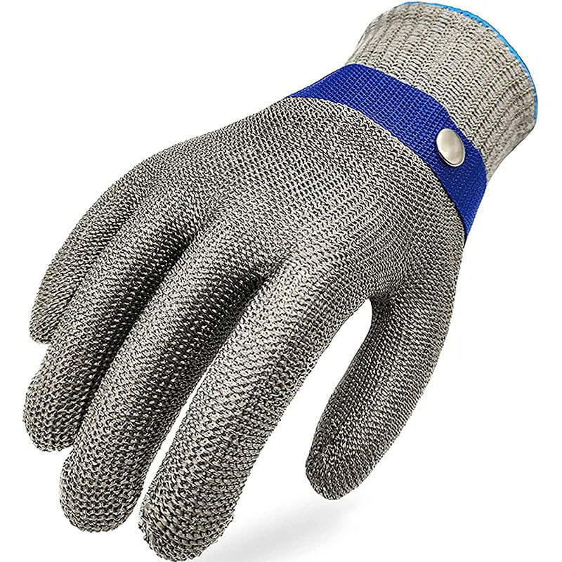 Stainless Steel Wire Metal Mesh Butcher Safety Work Gloves SS-01