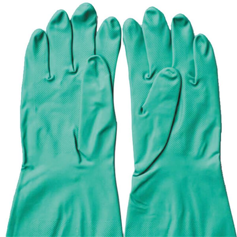 Chemical Resistant Nitrile Flocklined Industrial Gloves IN-01L